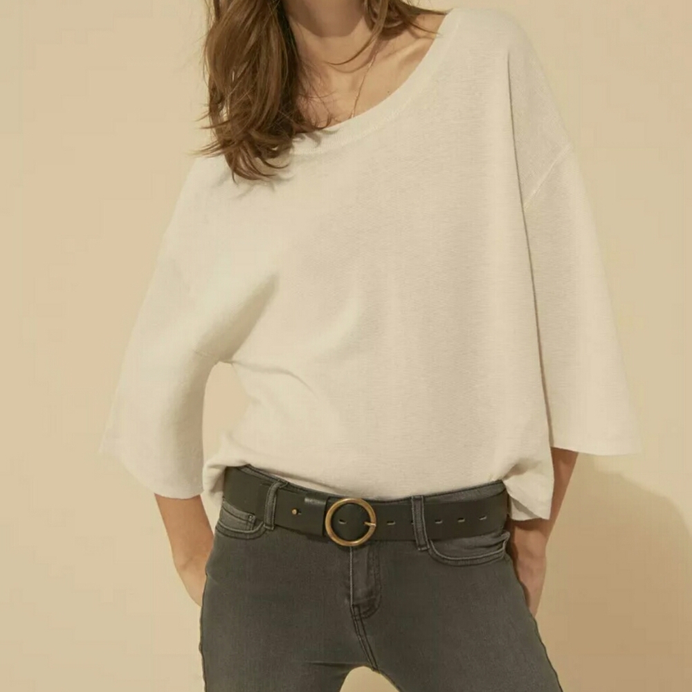 Ba&sh Evy Ecru Lady Pullover